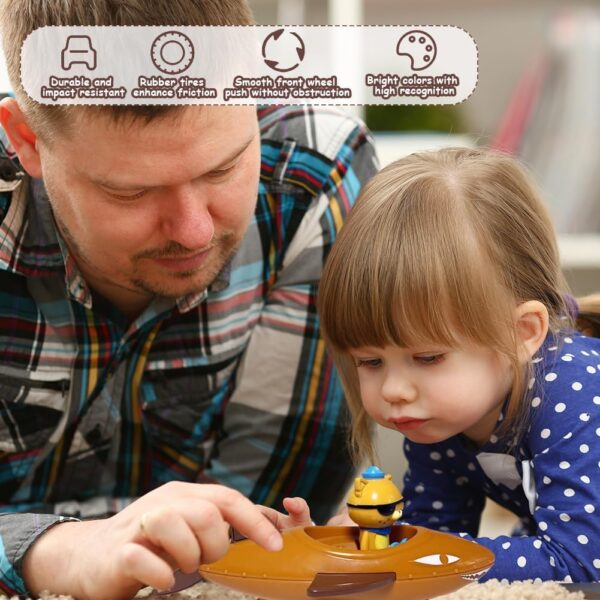 MIFKLMV Oc-tonauts Vehicle Toys Captain-Barnacles Figures, Toy Boat Ornaments Deluxe Car Shipe, Ocean Vehicle, Characters Detachable Playset Gift for Children Boy Girl - Image 4