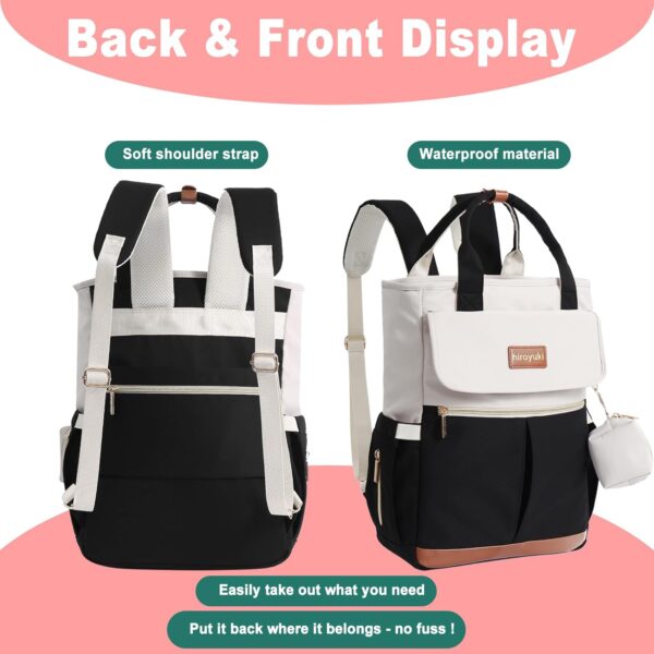 Baby Diaper Bag Backpack, Unisex Bag with Changing Pad - Image 5