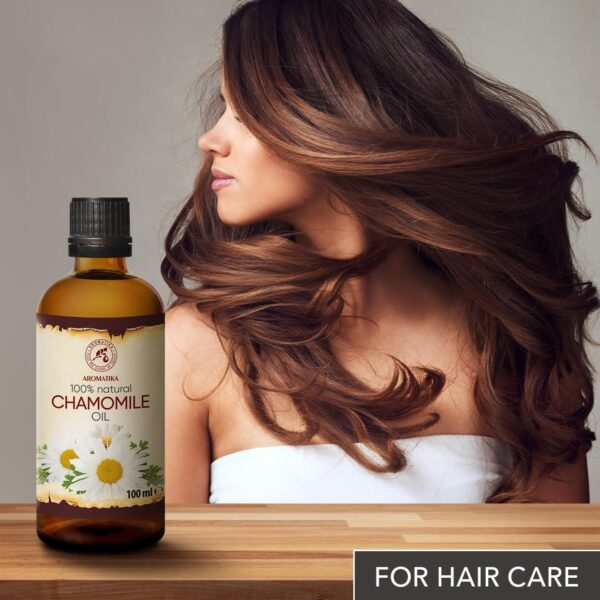 Chamomile Oil 100ml - Matricaria Chamomilla - Natural Chamomile Blossom Oil Extract - Carrier Oil - Base Oil - Care for Face - Nails - Hands - Hair - Massage - Body Care - Image 8