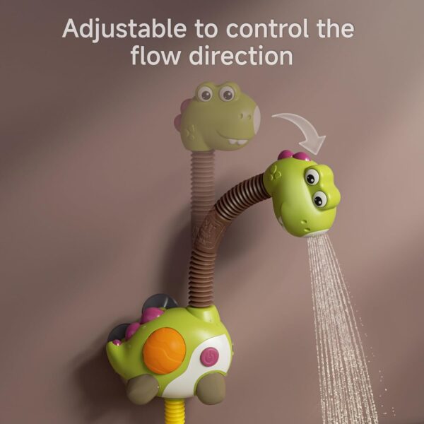 TUMAMA Kids Bath Toy Baby from 1 Year, Children's Shower Bath Toy from 1 2 3 4 5 6 Years with 3 Wind-Up Toys, Water Toy Children's Shower for the Wall, Bathtub Water Toy - Image 3