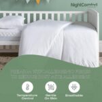 Night Comfort Egyptian Cotton 7.5 Tog Cot Bed Duvet for Toddler, Newborns, Baby Girls and Boys - Soft and Cosy All Season Cot Bed Bedding Hypoallergenic Quilted Baby Duvet - Image 3