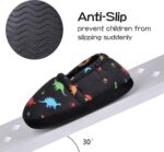 MIXIN Boys Slippers Toddler House Slippers Anti Slip Dinosaur Home Shoes for Little Kids - Image 6