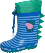 Peppa Pig George Pig Wellies Boys Wellington Boots Kids Dino Wellingtons Girls Dinosaur Rain Snow Welly Shoes