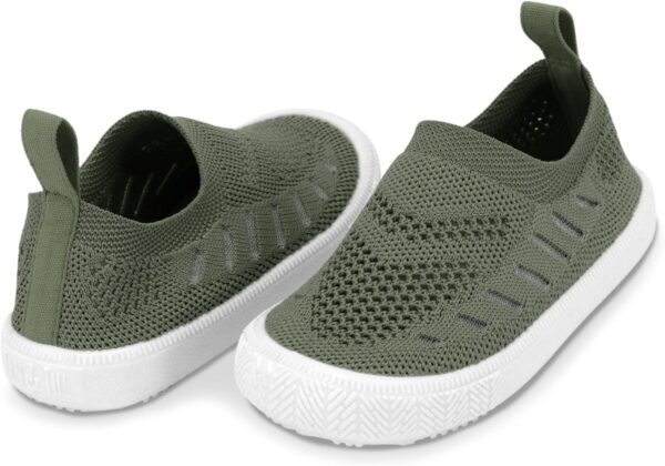 JAN & JUL Baby Toddlers Kids Boys Girls Light-Weight Breathable Breeze Knit Sneakers, Non-Slip Air Cushion Soles, Slip-on Shoes - Image 2