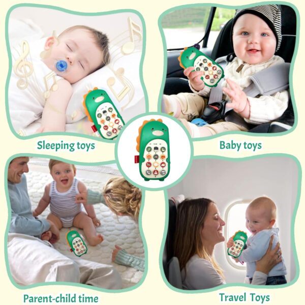 Baby Phone Toy,Baby Cell Phone Toy,Dinosaur Phone Toy,Pretend Phones Toys For Toddlers,Baby Cell Phone Toy With Early Education & Music,Musical Toy For Toddlers Kids,Baby Toy 1 Year Old - Image 7