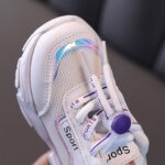 Roller Skate Shoes Girls Infant Boys Shoes Baby Soft Mesh Kids Baby Shoes Girls 𝐨xford Shoes (Purple, 7 Toddler) - Image 5