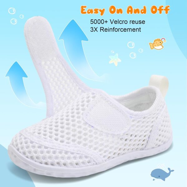 JOINFREE Toddler Water Shoes Boys Girls Sandals Barefoot Kids Breathable Aqua Shoes for Swim Pool Indoor Home Shoes - Image 4