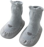 Children Toddler Shoes Autumn and Winter for Boys and Girls Non Slip Elastic Cloth Comfortable Solid Color Simple Pattern Design Born Shoes