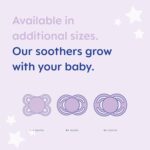 MAM Perfect Night Soothers 2-6 Months (Pack of 2), Thinner and Softer Baby Soother, Glow in the Dark Soother with Self Sterilising Travel Case, Newborn Essentials, White (Designs May Vary) - Image 8