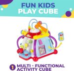 WolVol Educational Kids Toddler Baby Toy Musical Activity Cube Play Center with Lights, Lots of Functions and Skills for Learning and Development - Image 5