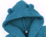 VICROAD Baby Cardigan Hooded Coats Boys Girls Knitted Jackets Warm Sweater Outwear - Image 3
