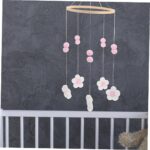 ERINGOGO 2pcs Room Decoration Crib Cell Phone Wind Chimes Mobile Hanger for Crib Nursery Mobiles Crib Mobile for Crib Hanging Crib Decoration Lotus Tree - Image 4