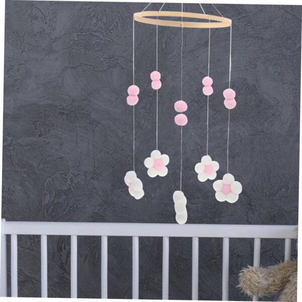 ERINGOGO 2pcs Room Decoration Crib Cell Phone Wind Chimes Mobile Hanger for Crib Nursery Mobiles Crib Mobile for Crib Hanging Crib Decoration Lotus Tree - Image 4
