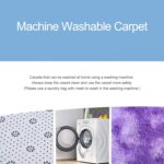 DweIke Extra Large Fluffy Area Rug, 5x8 ft Modern Indoor Carpets for Living Room Bedroom, Plush High Pile Tie-Dyed Purple Rug for Girls Kids Playroom Classroom Nursery Home Décor, Purple - Image 9