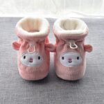 Momolaa Baby Booties Clearance Warm Boots Infant Soft Sole Crib Pram Prewalker Winter Warm Snow Boots Anti-Skid Sole Ankle Premium Booties Fleece Crib Shoes - Image 7