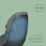 Maxi-Cosi Pearl S i-Size, Baby Car Seat, 3 Months - 4 Years, max. 18 kg, 61 - 105 cm, Toddler Car Seat, 5 Recline Positions, Easy-in Harness Hooks, G-CELL Side Impact Protection, Tonal Graphite - Image 5