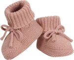 mimixiong Baby Booties Newborn First Walkers Cozy Shoes Warm Knit Soft Booties for Toddler Infant Boy Girl