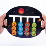 Color Matching Slide Puzzle,Kids' Indoor Climbers & Play Structures Bunny Design | Sorting & Stacking Games, Educational Wooden Models, Assembly & Disentanglement Puzzles - Image 5