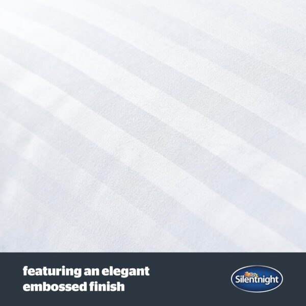 Silentnight Hotel Collection Pillows 2 Pack - Luxury Hotel Quality Pillows Soft Medium Support for Back and Side Sleepers Comfy Supportive - Hypoallergenic and Machine Washable - Pack of 2 - Image 3