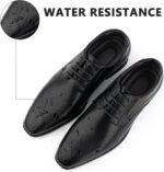 Hitmars Mens Oxfords Shoes Men's Lace Up Derbys Shoes Business Formal Dress Shoes Black Brown UK 5-13 - Image 3