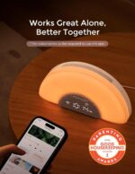 Momcozy DreamSync™ Baby Sound Machine, Night Light, APP Control Baby Sleep Trainer, Routine Builder, White Noise Machine with 34 Soothing Sounds, Wake Up Light Sunrise Alarm Clock, Wireless Speaker - Image 6