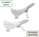 Ingenuity Foldaway 2-Position Baby Bath Seat, Adjustable Support for Sink or Bathtub, Ages 0-6 Months up to 20 Pounds, Machine-Washable Sling - Image 5