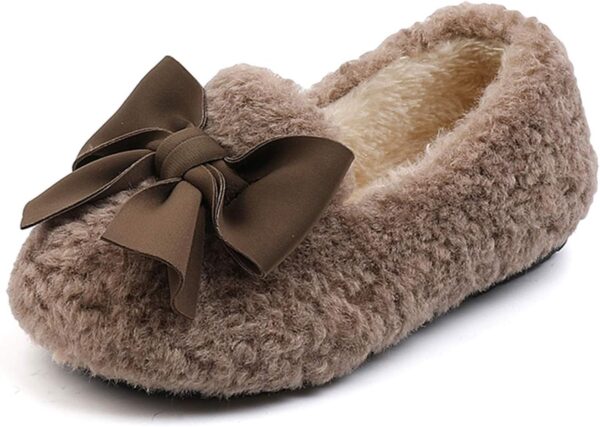 Baby Shoes Boys Girls First Walking Shoes Toddler Infant Kids Baby Girls Warm Knot Slip On Flat Loafers Shoes - Image 3