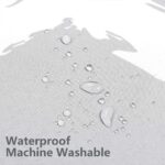 Large Splat Mat for Under High Chair/Arts/Crafts, WOMUMON Washable, Waterproof, Non Slip, Portable Floor Protector for Baby, Kids, Durable Spill, Splash Mat for Pet - Image 4