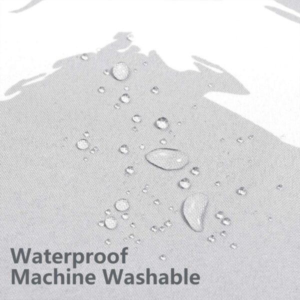 Large Splat Mat for Under High Chair/Arts/Crafts, WOMUMON Washable, Waterproof, Non Slip, Portable Floor Protector for Baby, Kids, Durable Spill, Splash Mat for Pet - Image 4