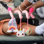 Crib Mobile Boy | Mobile Hanger Crib Toy,Nursery Mobiles Educational Toys, Flexible Bassinet Mobile Soothing Bed Bell, Animal Stroller Toys - Image 2