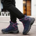 ZYLDK Kids Walking Hiking Boots Lightweigh Winter Warm Snow Non-Slip Outdoor Climbing Shoes - Image 8