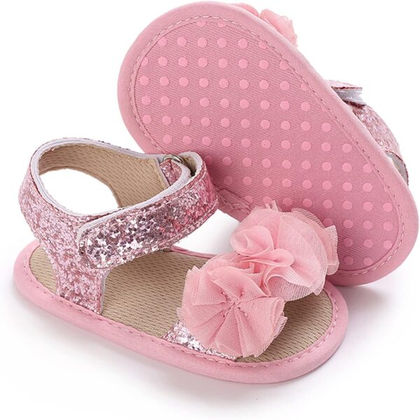 Toddler Soft Shoes Baby Girls Boys Sandals Infant Outdoor Casual Slipper Toddler First Walking Princess Shoes for 0 to 18 Months - Image 4