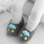 Baby Boy Gifts Newborn 0 3 Months Rain Shoes Baby Kids Socks Shoes Toddler Shoes Cotton Shoes Plus Velvet Thick Warm Soft Bottom Shoes Cute Do Not Fall Baby Trainer Socks 0 3 Monthsblack Suede Boots - Image 2