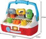 VTech Tool Box Friends Baby Musical Toy, Educational Toy with Music & Sounds, Electronic Preschool Toy Suitable for Boys & Girls for 12 Months, 2 & 3 Year Olds, Box size: 35 x 27.9 x 13.3cm - Image 5