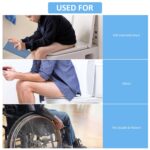 Universal Pee Deflector for Toilet Seat with Toilet lid Lifter, Toilet Splash Guard Prevents Kids and Adult from Peeing Splash Size 11.5 * 8.3” (1PC) - Image 8