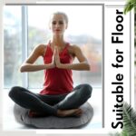 Jerify Round Floor Pillows Cushions 22 x 22 Inch Meditation Floor Pillow Large Floor Pillow for Kids Adults Meditation Cushion Large Pillows for Floor Seating Gift for Christmas (Light Gray,12 Pcs) - Image 7