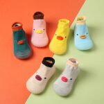 Under 1 Pound Baby Shoes Toddler Sock Shoes Boys Girls First Walking Shoes Non Slip Shoes Soft Sole Sneakers Barefoot Shoes Toddler Infant Sock Dotty Fish Baby Shoes Pink - Image 3