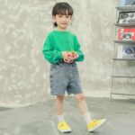 Boys Wide Fit Trainers Toddler Baby Boy Girl Shoes Flat Shoes Bao Head One Foot Off Girl Canvas Shoes Baby Soft Sole Casual Shoes Simple Fashion Unisex Girls School Shoes Size 3 - Image 4