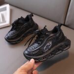 Clearance toddler sneakers size 7 wide toddler boots for girls size 4 Luminous Breathable Casual Shoes With Light For Middle And Small Children Lightweight Soft Sole Baby Walking Shoes UK Size - Image 2