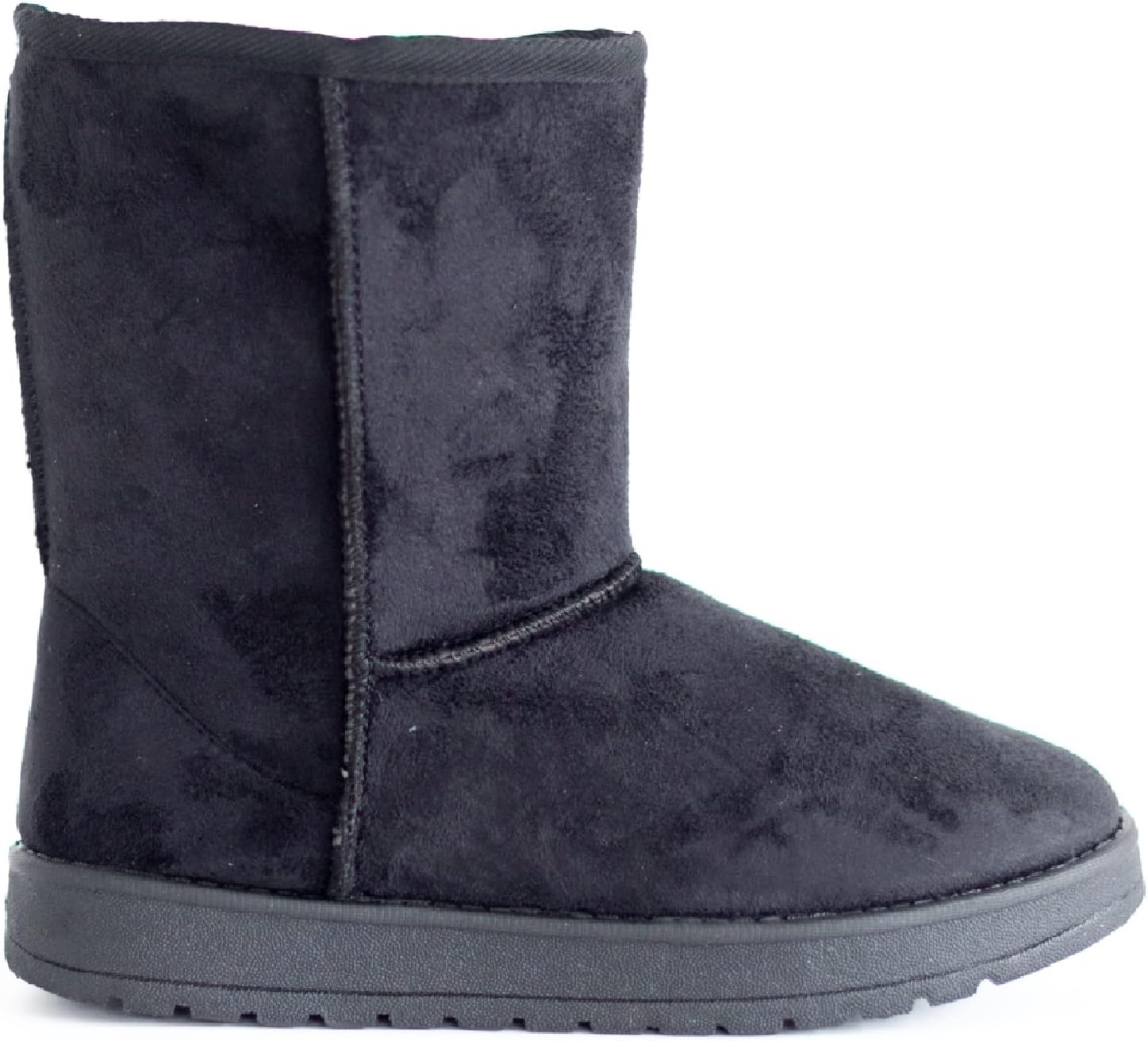71AwlzOozAL._AC_SL1500_.jpg sole london WOMENS LADIES FLAT WARM WINTER FUR LINED ANKLE SNUGG HUGG SHOES BOOTS SIZE 3-8 - Image 1