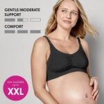 Medela Keep Cool Seamless Maternity and Nursing Bra with 2 Breathing Zones and Soft Touch Fabric for Comfortable Support, Black - Image 5