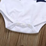 Baby Boys Girls Pajamas Sets Toddler Kids Short Sleeve Romper Tops Shirt Jumpsuit +Bloomers Pants +Hat Summer 3Pcs Outfits Clothes Set Newborn Summer Sleepwear Nightwear for 0-18 Months - Image 6