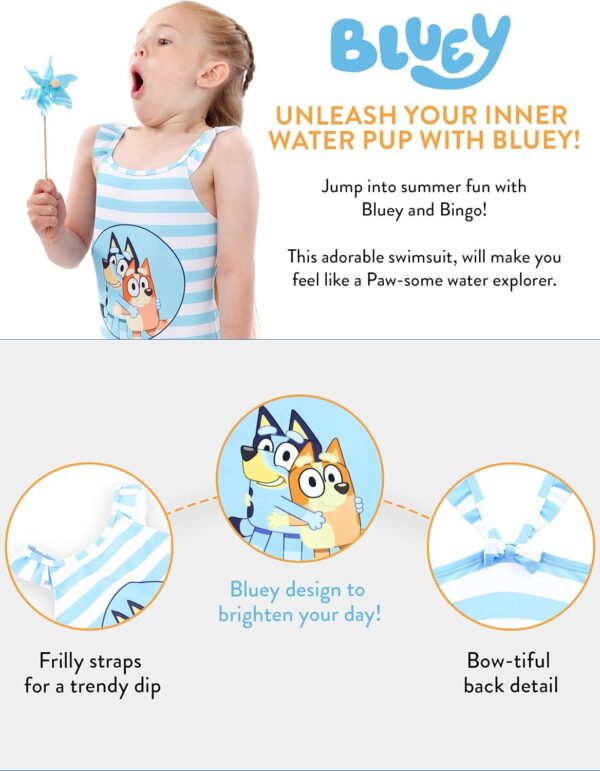 Bluey Girls Swimming Costume | Bingo Girls Swimsuit | Ages 18 Months to 8 Years | Kids Swimwear - Image 7