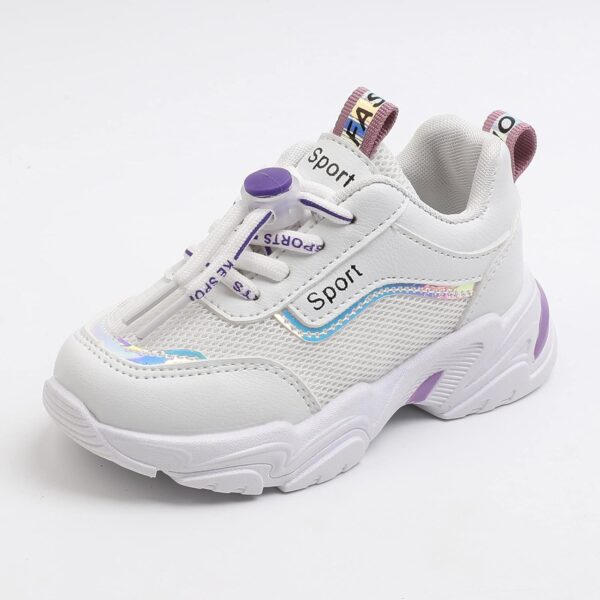 Roller Skate Shoes Girls Infant Boys Shoes Baby Soft Mesh Kids Baby Shoes Girls 𝐨xford Shoes (Purple, 7 Toddler) - Image 6