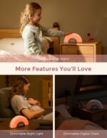 Momcozy DreamSync™ Baby Sound Machine, Night Light, APP Control Baby Sleep Trainer, Routine Builder, White Noise Machine with 34 Soothing Sounds, Wake Up Light Sunrise Alarm Clock, Wireless Speaker - Image 8