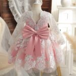 TTYAOVO Baby Girl Flower Long Sleeve Princess Party Dress - Image 2