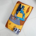 USTIDE Large Round Kids Rug Construction Vehicles Playroom Rug Digger Mixer Car Rug Nonslip Washable Rug Bedroom Kids Room Nursery,63inch - Image 5