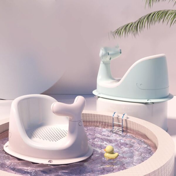 Baby Bathtub Support Bathtub Seat Safety Bath Tub Chair for Boy Girl Shower Seat with Suction Cups Bath Tub - Image 4