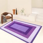 USTIDE Purple Kids Playroom Rug Area Rug Nonslip Washable Rug Lovely Mysterious Carpet Nursery Bedroom Rug,Indoor