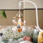Baby Mobile Holder, Adjustable Holder DIY Toy Decoration Hanging Arm Bracket Bed Stent Set Nut Screw - Image 2